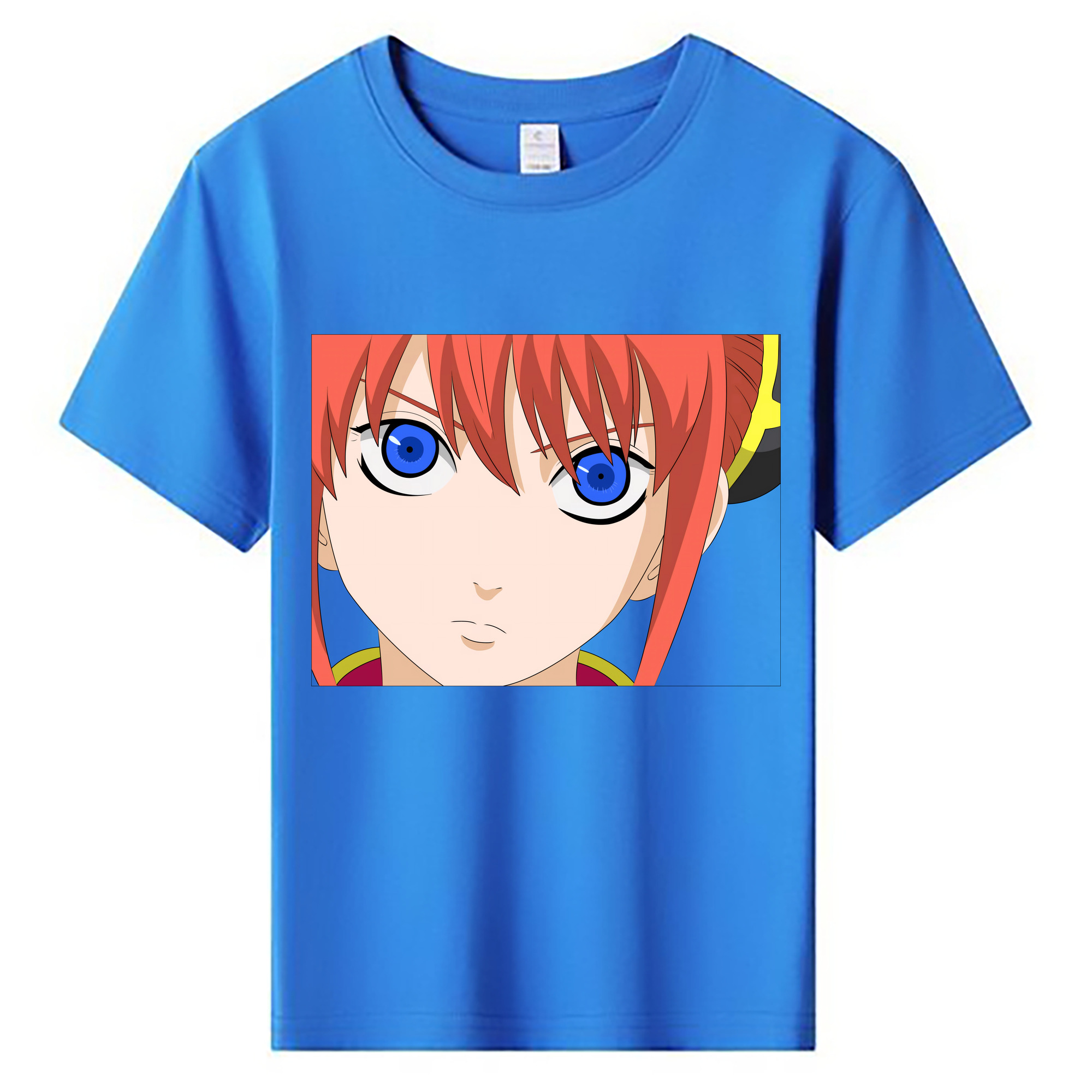 （画像用） ぎんたま 坂田銀時（さかたぎんとき） 神楽 志村新八（しむら しんぱち） GINTAMA Sakata Gintoki Kagura Shimura Shinpachi 綿100％キッズTシャツ（フロントプリント）